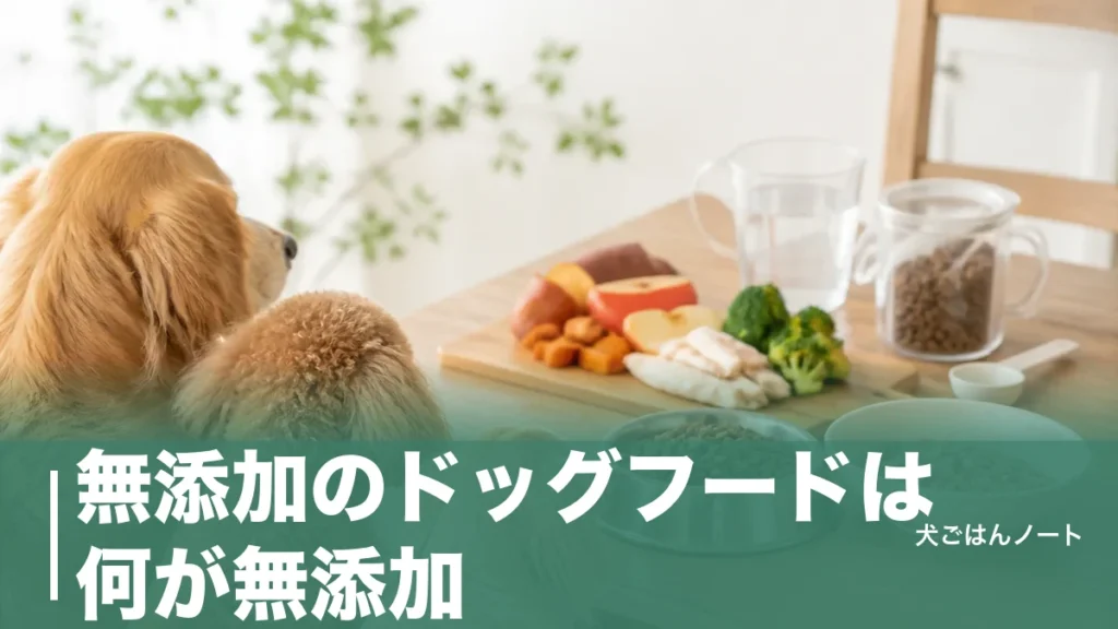 無添加のドッグフードは何が無添加？表示条件と添加物上限150μg/gで読む選び方のアイキャッチ画像