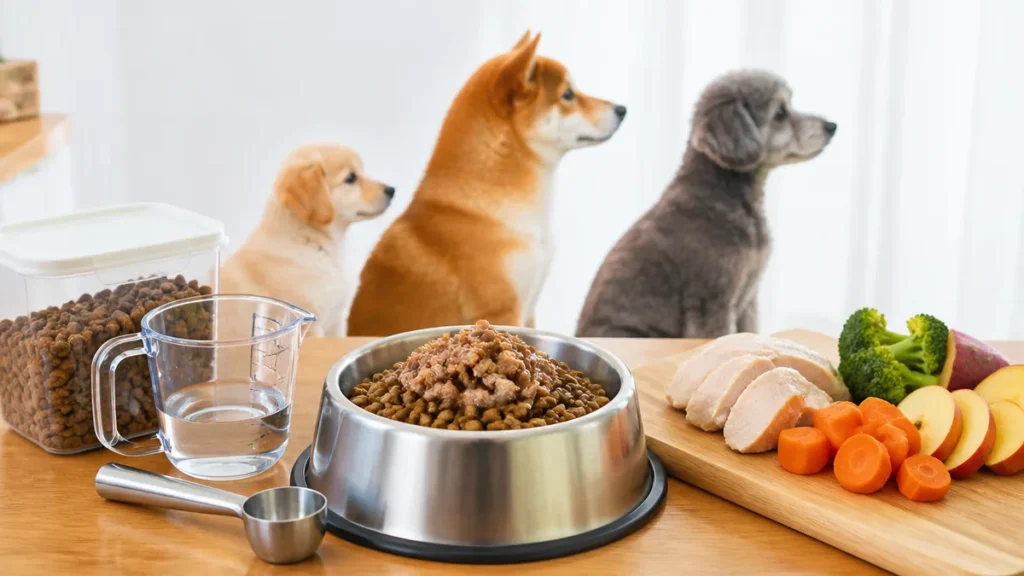 犬のご飯量は体重×30+70で出せる？係数1.6の意味とパッケージ表の正しい読み方のアイキャッチ画像