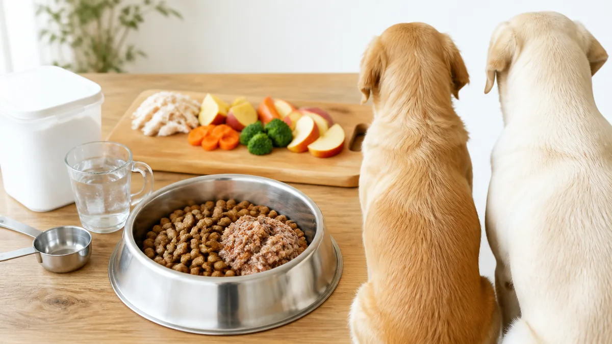 子犬のご飯の量は「表示・はかり・体重チェック」の3点で決まるの解説画像