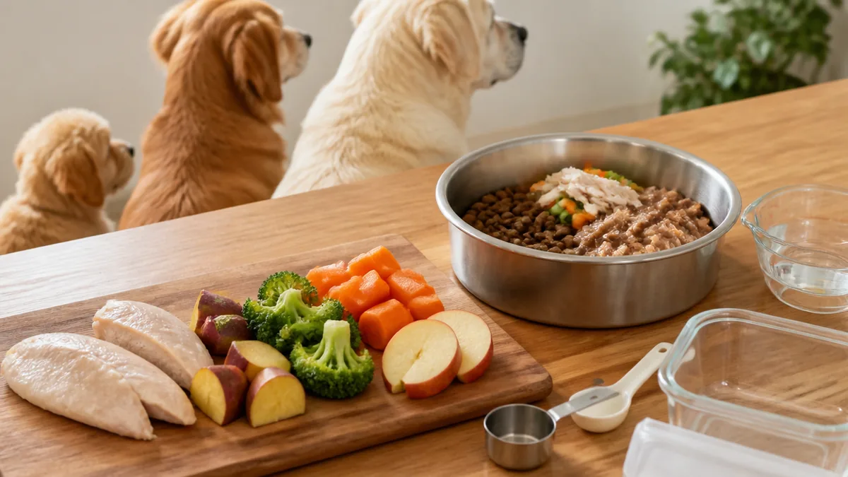 老犬の手作りご飯、ドッグフードと何が違う?の解説画像
