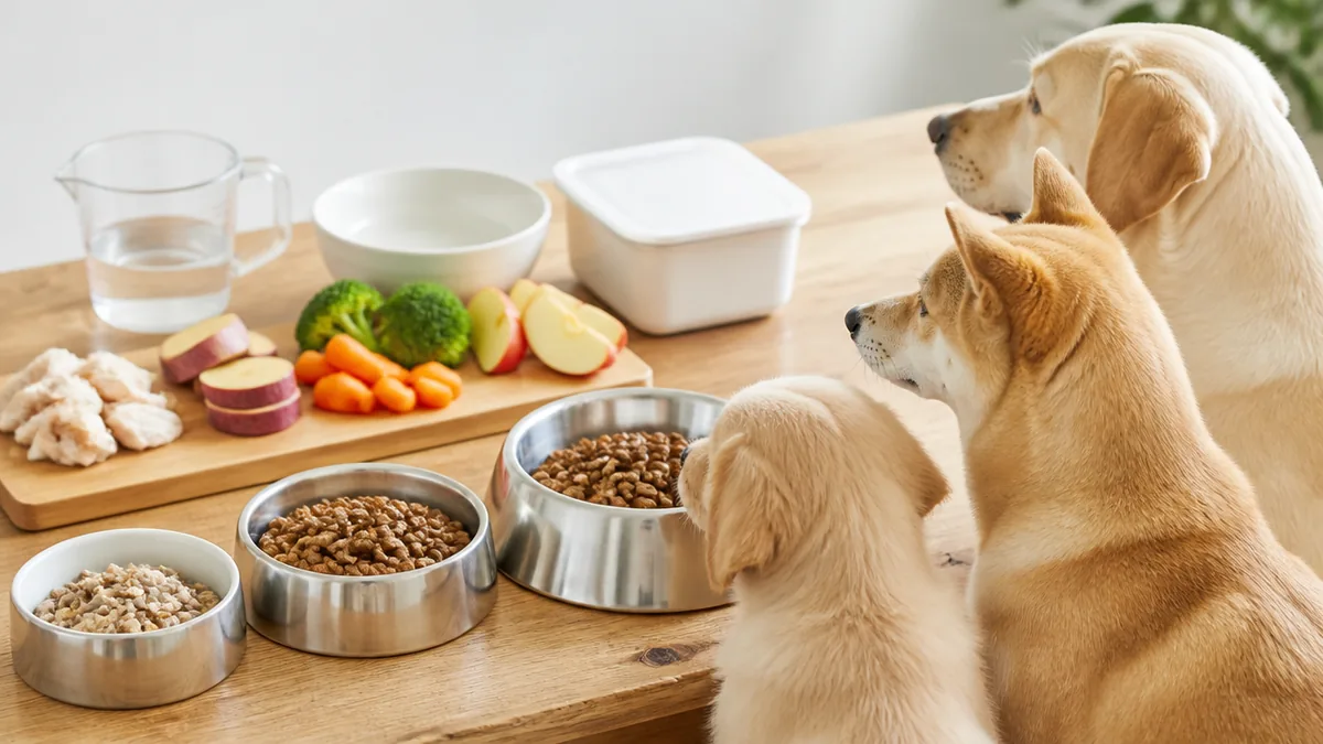 1日何回に分ける？月齢とサイズで変わる食事回数の目安の解説画像