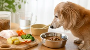 老犬水飲まないのは年のせいだけ？体重1kgあたり40〜60mLの目安と脱水の見分け方のアイキャッチ画像