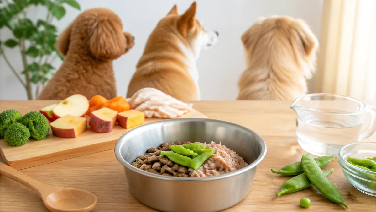 スナップエンドウ犬にあげても大丈夫?答えは「加熱・スジ取り・刻む」の3条件つきの解説画像