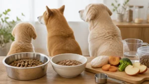 犬のタンパク質は成犬18%・子犬22.5%以上が基準？袋の数値で比べられない理由のアイキャッチ画像