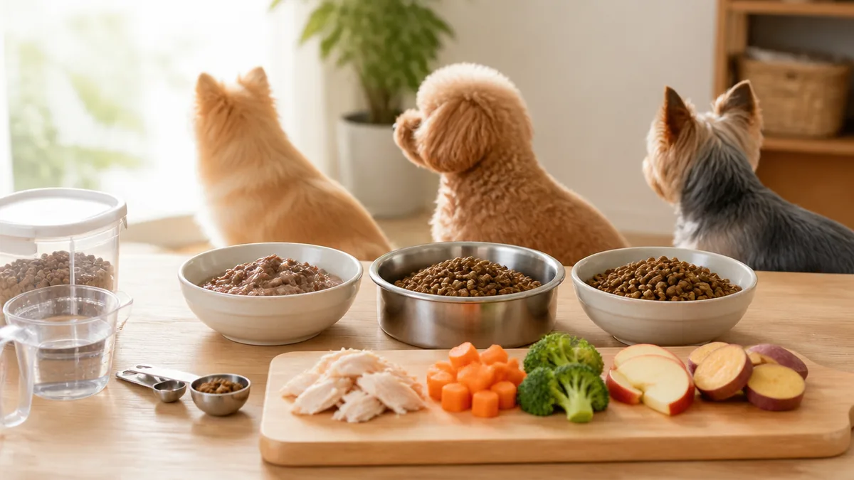 小型犬ドッグフードの選び方|成長期は10か月ぐらい?袋の表示と切り替え1〜2週間の理由のアイキャッチ画像