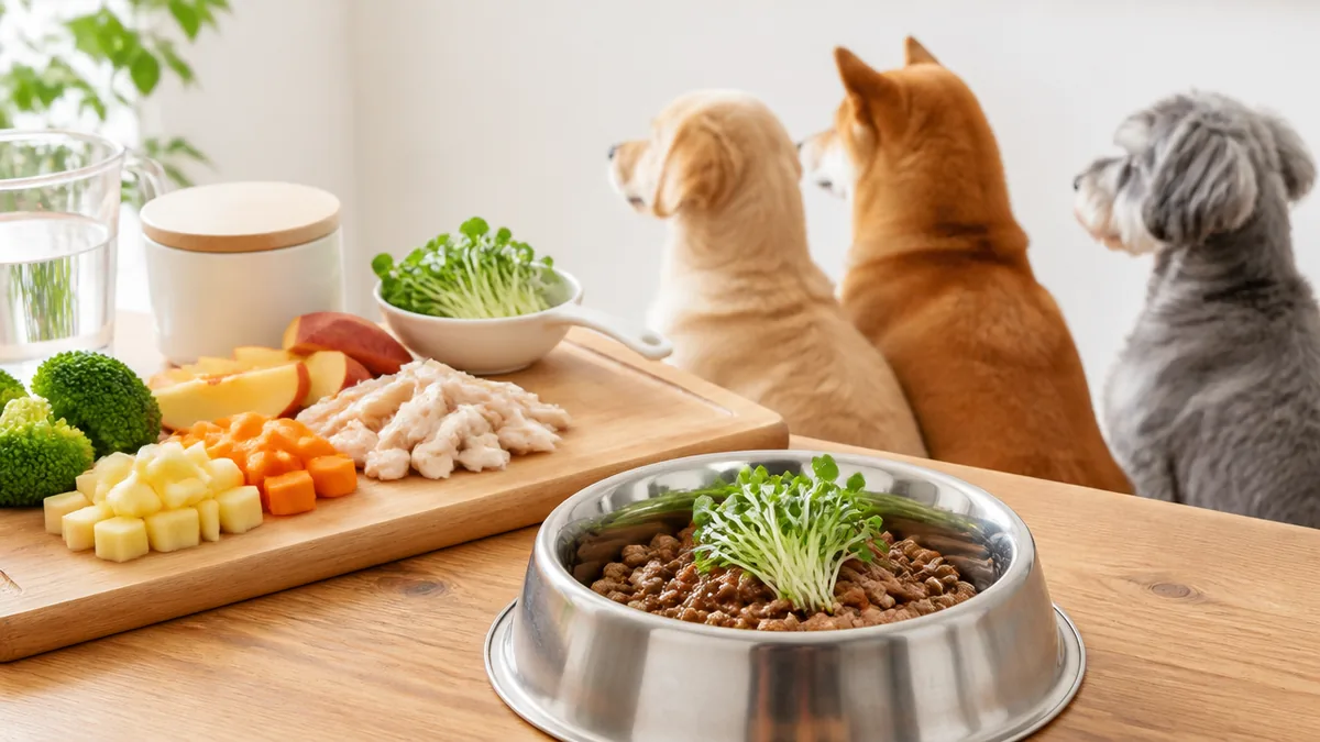 犬にかいわれ大根は与えていい?結論は「少量のトッピングならOK」の解説画像