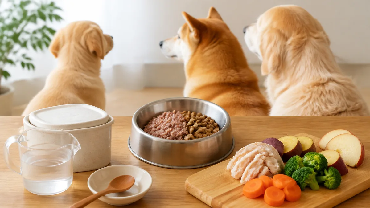 犬のウェットフードは総合栄養食なら主食にできる？水分75％の落とし穴とラベルの見分け方のアイキャッチ画像