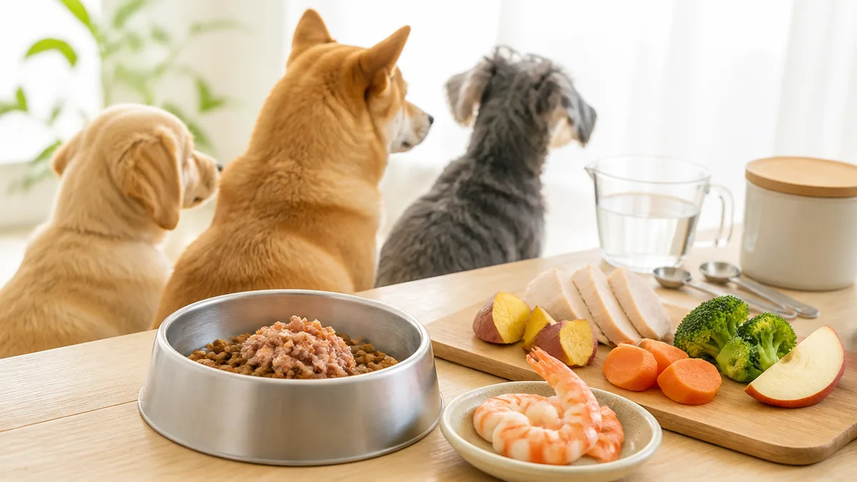 犬にえびは食べさせていい？答えは「加熱・殻なし・少量」の解説画像