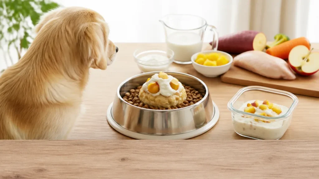 犬用手作りケーキは材料2つでOK？さつまいも×ヨーグルトの作り方とおやつ20%の量のアイキャッチ画像