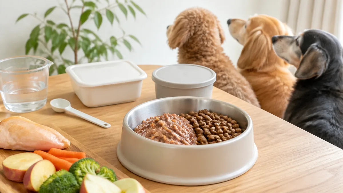 犬ウェットフードとは?水分75%程度でドライの約3.5倍量が必要な理由と開封後の保存のアイキャッチ画像