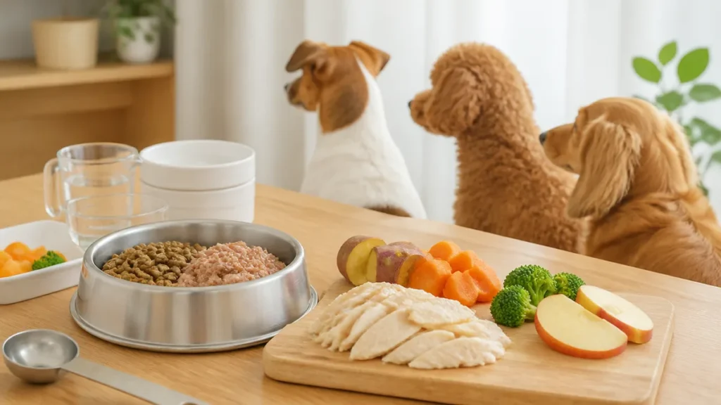犬のオヤツ手作りで気をつけることは？1日20%以内の量と避けたい食材・日持ちの理屈のアイキャッチ画像