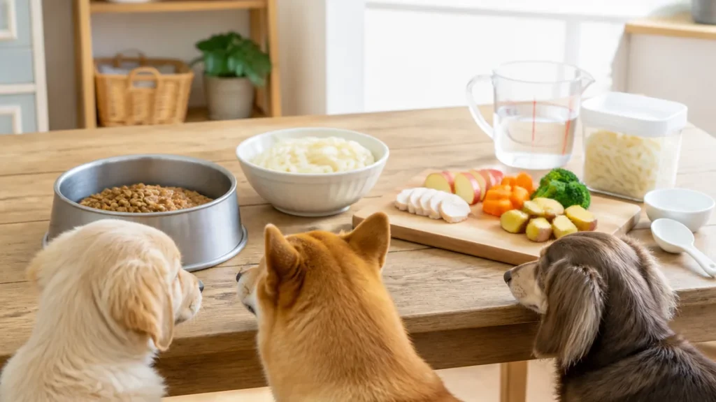 犬うどんは塩抜きが鍵？乾麺の食塩4.3gが茹でて0.5gになる理由と量の目安のアイキャッチ画像