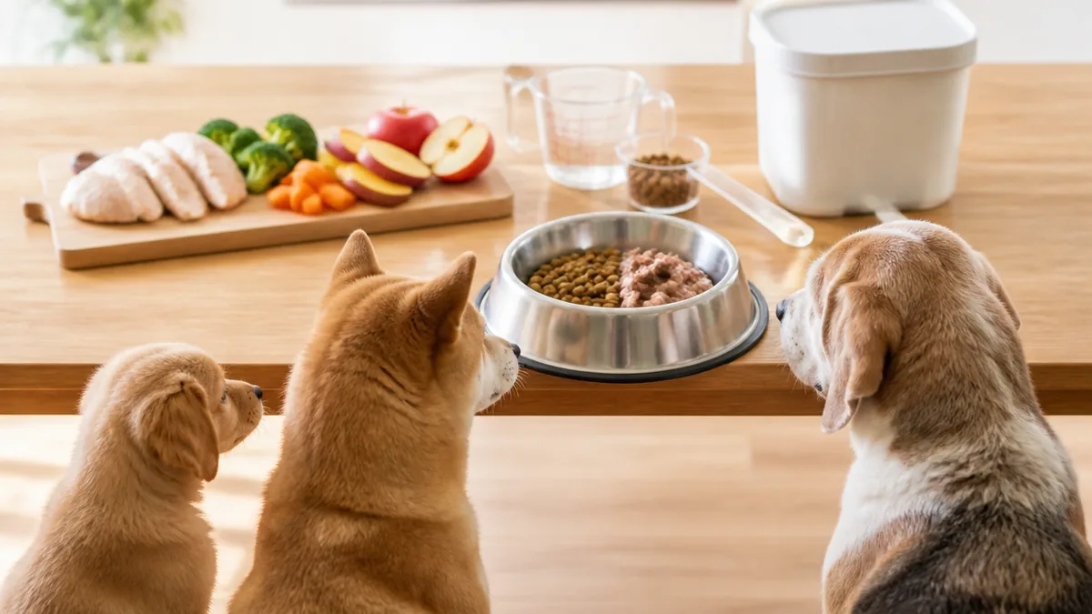 犬とダイエットは「今の体重」で量を決めない?BCS5段階の見方と月1〜3%の減量ペースのアイキャッチ画像