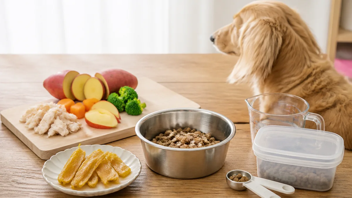 干し芋犬にあげていい?100gで277kcalの濃さと窒息を防ぐ切り方・1日10%の量のアイキャッチ画像