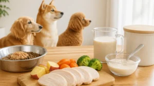豆乳犬にあげていい？無調整だけOKな理由と43kcalで考える1日10%以内の量のアイキャッチ画像