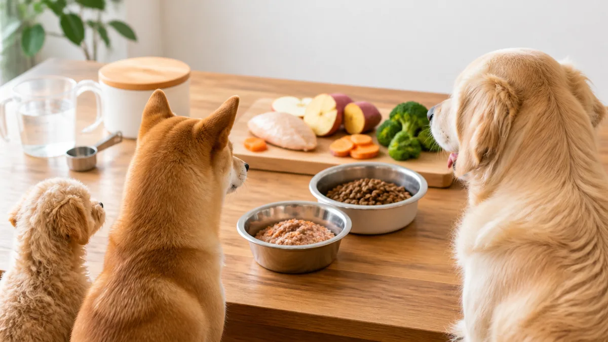 犬痩せすぎかどうかはBCSで判断|肋骨・腰・お腹の3か所を見るの解説画像