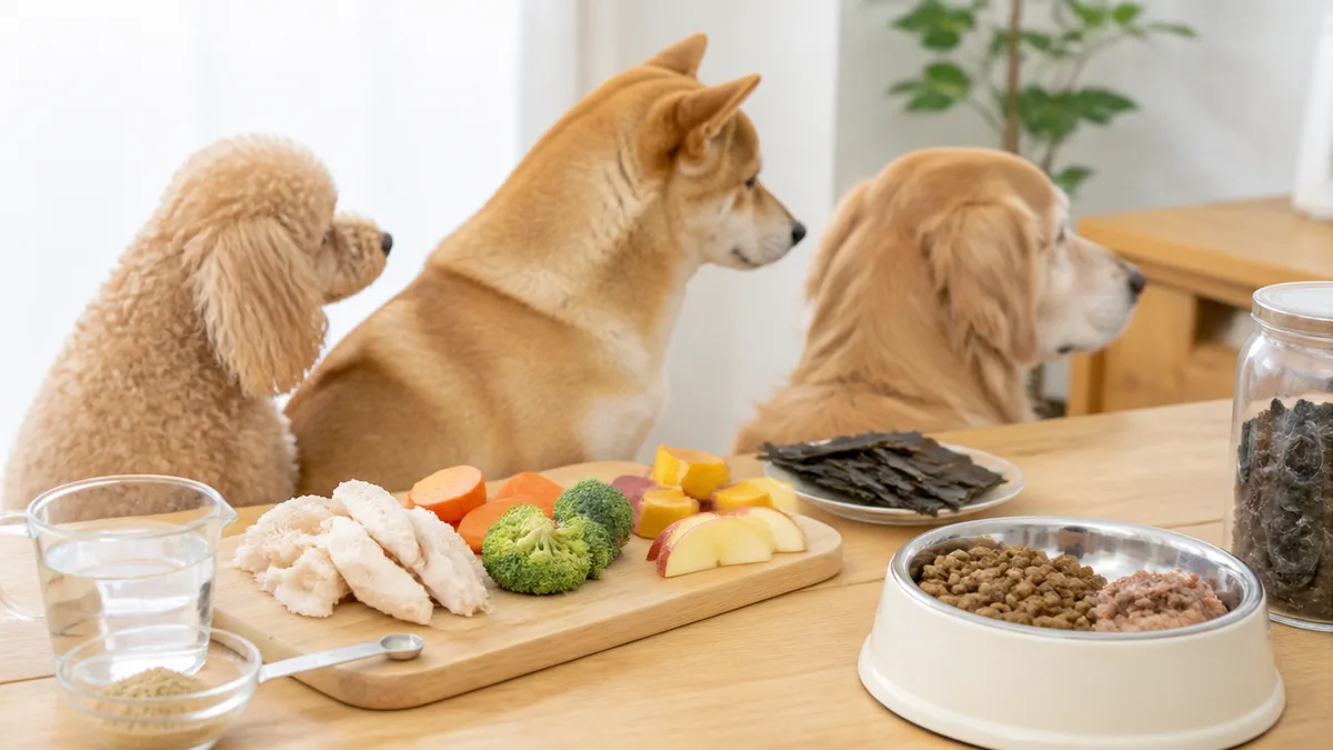 犬昆布は与えていい?乾物100gにヨウ素200000μg、塩昆布・だしの違いと量の考え方のアイキャッチ画像