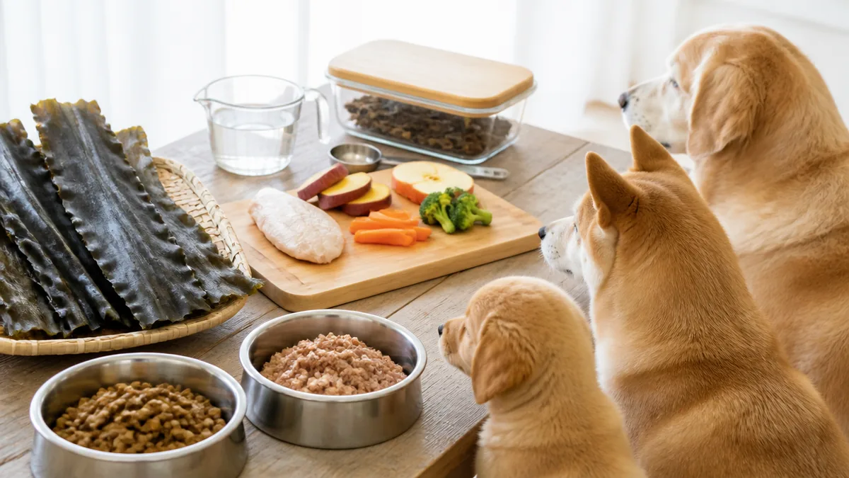 犬に昆布は与えていい?一次情報で言えること・言えないことの解説画像