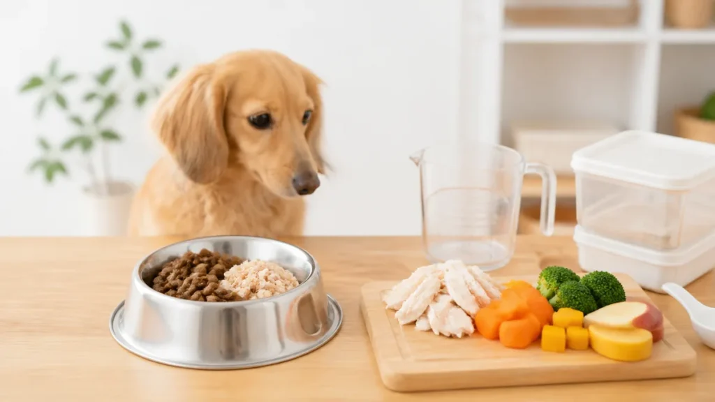 犬塩分の目安は体重5kgで1日0.18g？ハム10gで超える理由と味付けNGの訳のアイキャッチ画像
